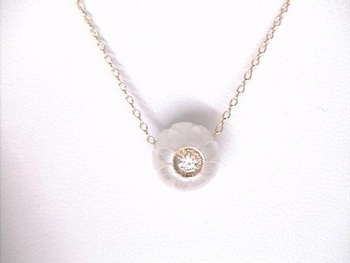 Pearl is is the Birthstone for June Carved-Pearl-Pendant-with-Inset-Diamond