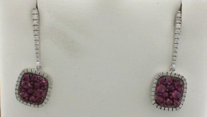 Ruby: Julys Birthstone Ruby-and-Diamond-Earrings