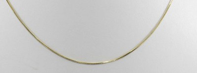 photo number one of 14 karat yellow gold 16'' round .5mm franco chain with lobster clasp item 001-330-01100