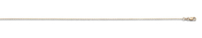 photo number one of 14 karat yellow gold 16'' baby .5mm diamond cut cable chain with lobster clasp item 001-330-01155