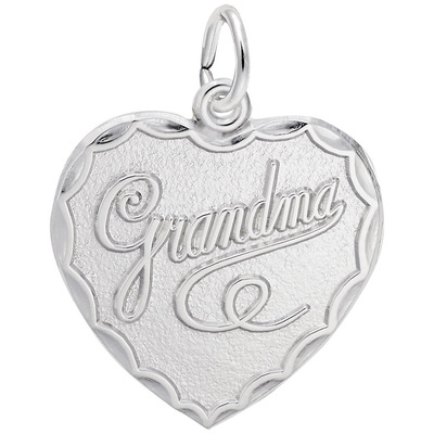 photo number one of Sterling silver Grandma charm item 001-710-02913