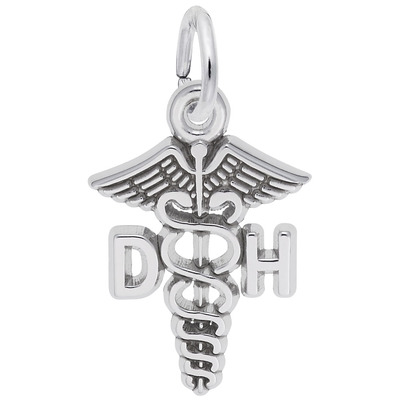 photo number one of Sterling silver dental hygenist charm item 001-710-03007