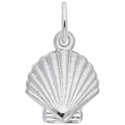 photo number one of Sterling silver shell charm item 001-710-03118