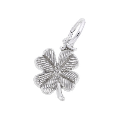 photo number one of Sterling silver  four Leaf Clover charm item 001-710-03139
