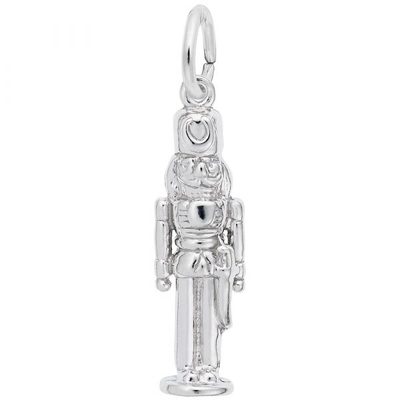 photo number one of Sterling Silver nutcracker charm item 001-710-03213