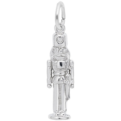 photo number one of Sterling silver nutcracker charm item 001-710-03214