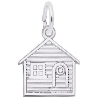 photo number one of Sterling Silver House Charm item 001-710-03347