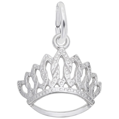 photo number one of Sterling Silver tiara charm item 001-710-03526