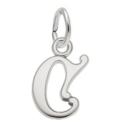 photo number one of Sterling silver '' C'' charm item 001-710-03789