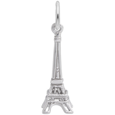 photo number one of Sterling silver Eiffel Tower charm item 001-710-03808