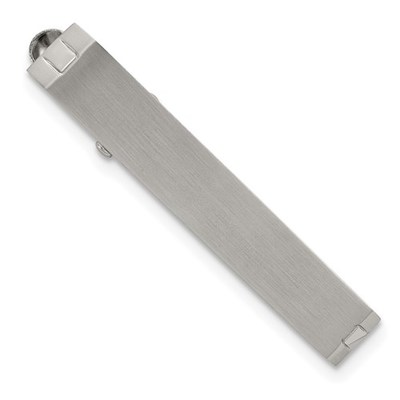 photo number one of Stainless steel tie bar (engravable) item 001-901-00020