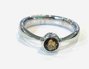photo of Sterling silver smoky quartz ring item 001-220-00747