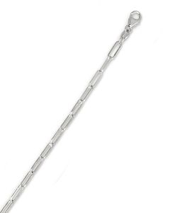 photo of 14 karat white gold 20'' 2.1mm paperclip style chain item 001-330-01051