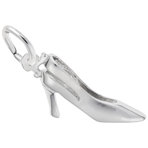 photo of Sterling silver sling back heel charm item 001-710-02450