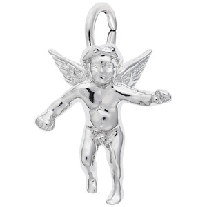 photo of Sterling silver angel charm item 001-710-02680