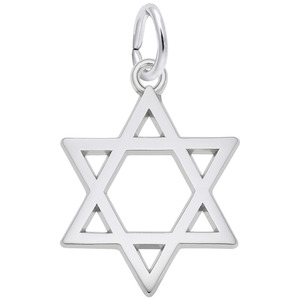 photo of Sterling silver Star of David charm item 001-710-03024