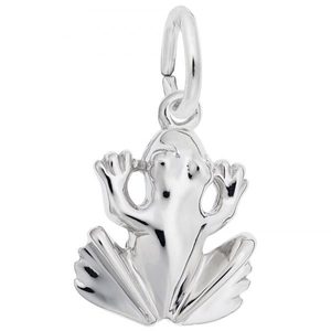 photo of Sterling silver frog charm item 001-710-03434