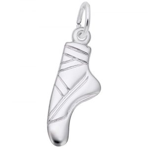 photo of Sterling silver pointe shoe charm item 001-710-03454