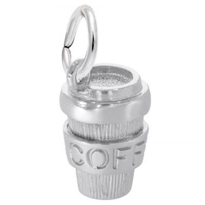 photo of Sterling silver Coffee Cup charm item 001-710-03504