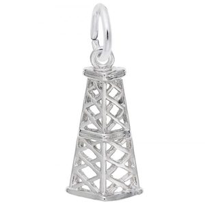 photo of Sterling silver Oil rig charm item 001-710-03515