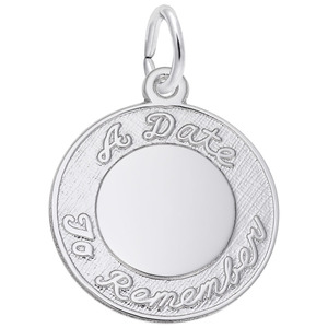 photo of Sterling silver A Date To Remember charm item 001-710-03553