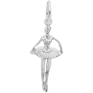 photo of Sterling silver ballet dancer charm item 001-710-03582