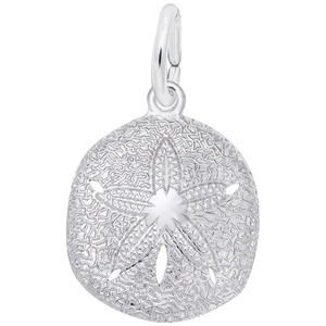 photo of Sterling silver sand dollar charm item 001-710-03761