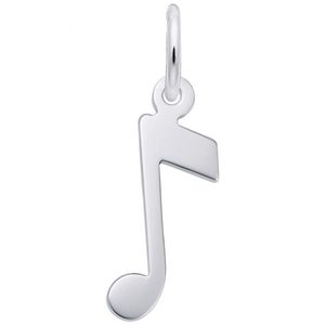 photo of Sterling silver music note charm item 001-710-03768