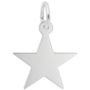 photo of Sterling silver star charm item 001-710-03855
