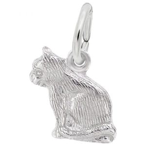 photo of Sterling silver cat charm item 001-710-03873
