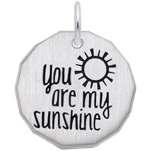 photo of Sterling silver You Are my sunshine charm item 001-710-03892