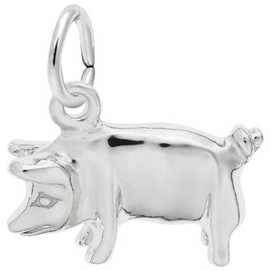 photo of Sterling silver pig charm item 001-710-03936