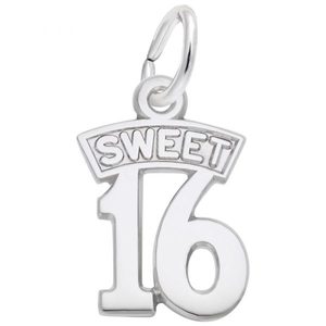 photo of Sterling silver Sweet 16 charm item 001-710-03937