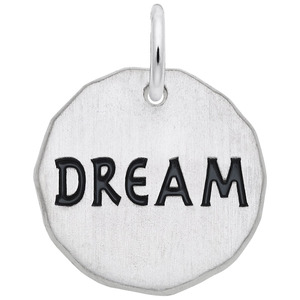 photo of Sterling silver Dream round charm item 001-710-03958
