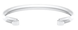 photo of Sterling silver Plain Narrow 7'' convertible bracelet item 001-711-00044