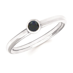 photo of Sterling Silver sapphire ring item 001-220-00576