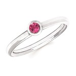 photo of Sterling silver pink tourmaline ring item 001-220-00631