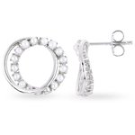 photo of Sterling silver seed pearl earrings item 001-615-00554