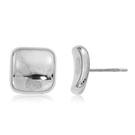 photo of Sterling silver 10mm inverted square stud earring item 001-704-00307