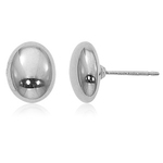photo of Sterling silver oval stud earrings item 001-704-00317