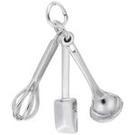 photo of Sterling silver cooking utensils charm item 001-710-02594
