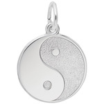 photo of Sterling silver YingYang charm item 001-710-02694