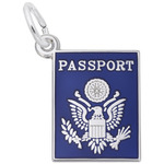 photo of Sterling silver passport charm item 001-710-02727