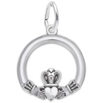 photo of Sterling silver Claddagh charm item 001-710-02760
