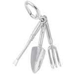 photo of Sterling silver Garden Tools charm item 001-710-02775