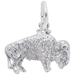 photo of Sterling silver buffalo charm item 001-710-02942