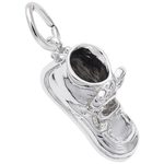 photo of Sterling silver engravable Baby Shoe charm item 001-710-03499