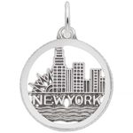 photo of Sterling silver New York skyline charm item 001-710-03519