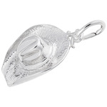 photo of Sterling silver cowboy hat charm item 001-710-03619