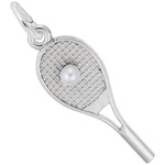 photo of Sterling silver tennis racket charm item 001-710-03765